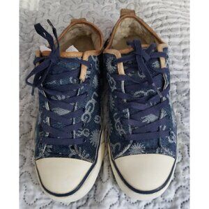 UGG Australia Women Shoes Size 8 Blue Denim Converse Style S/N 1003364